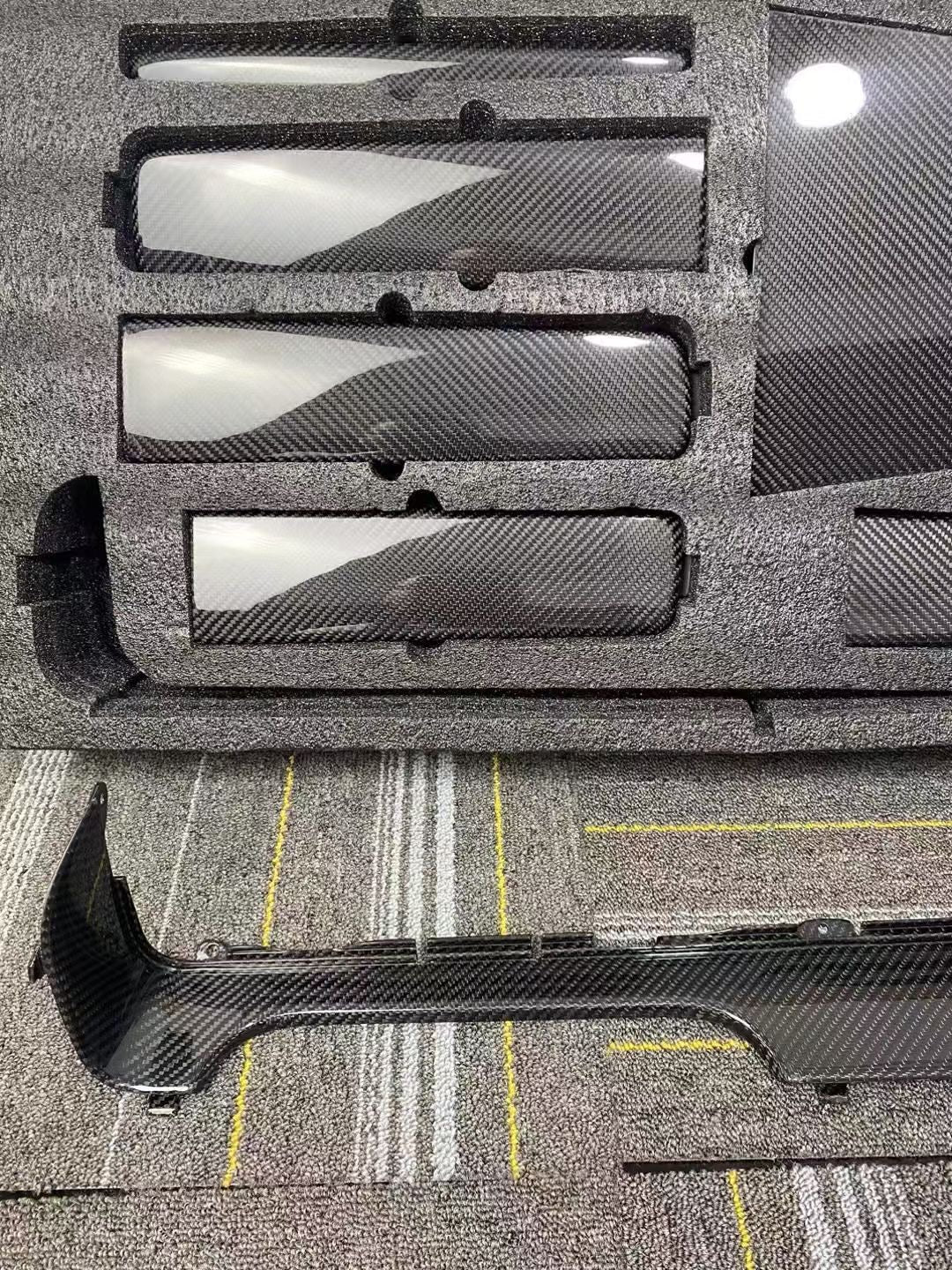 Mercedes-Benz G-Class W464 Dry Carbon Fiber Interior Trim Kit | 2019–2024 Full Replacement Set