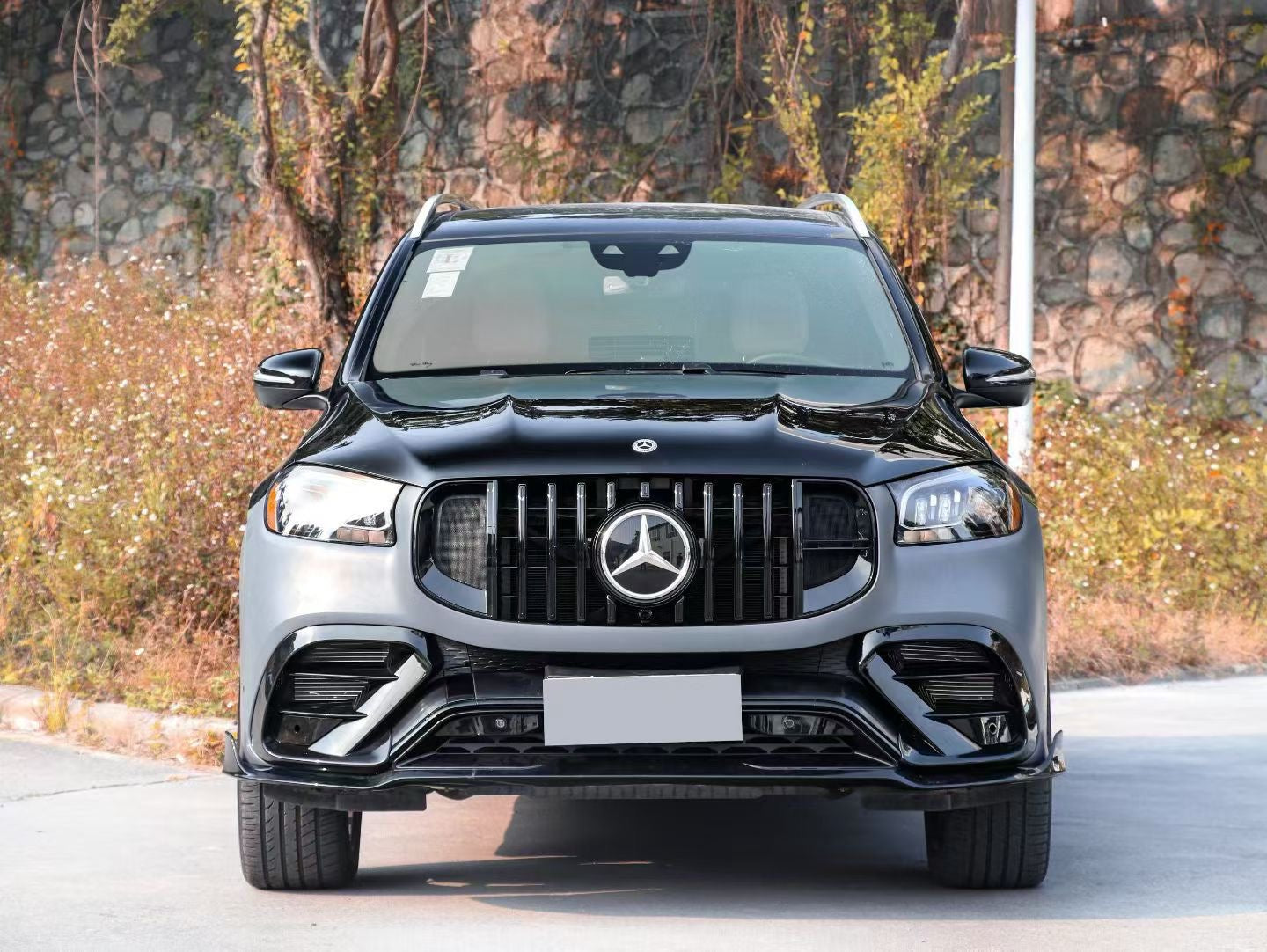 Kit Naik Taraf Roda Hitam Berkilat BBS GLS Mercedes-Benz X167