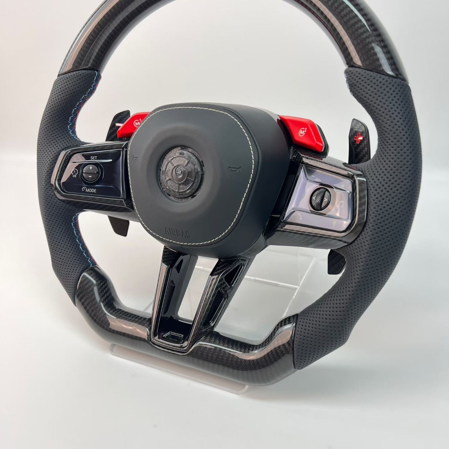 BMW M5 G90 Dry Carbon Fiber Steering Wheel – Compatible with F & G Chassis