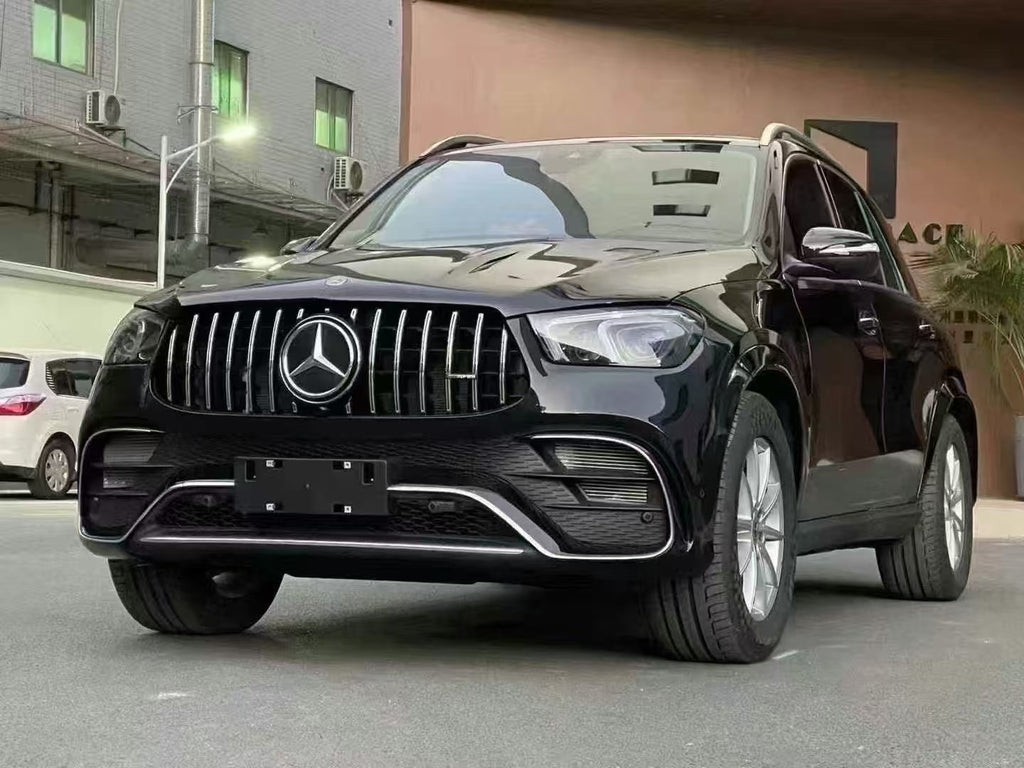 Mercedes-Benz GLE 167 Upgrade to GLE63 Front Bumper Assembly & Grille Kit