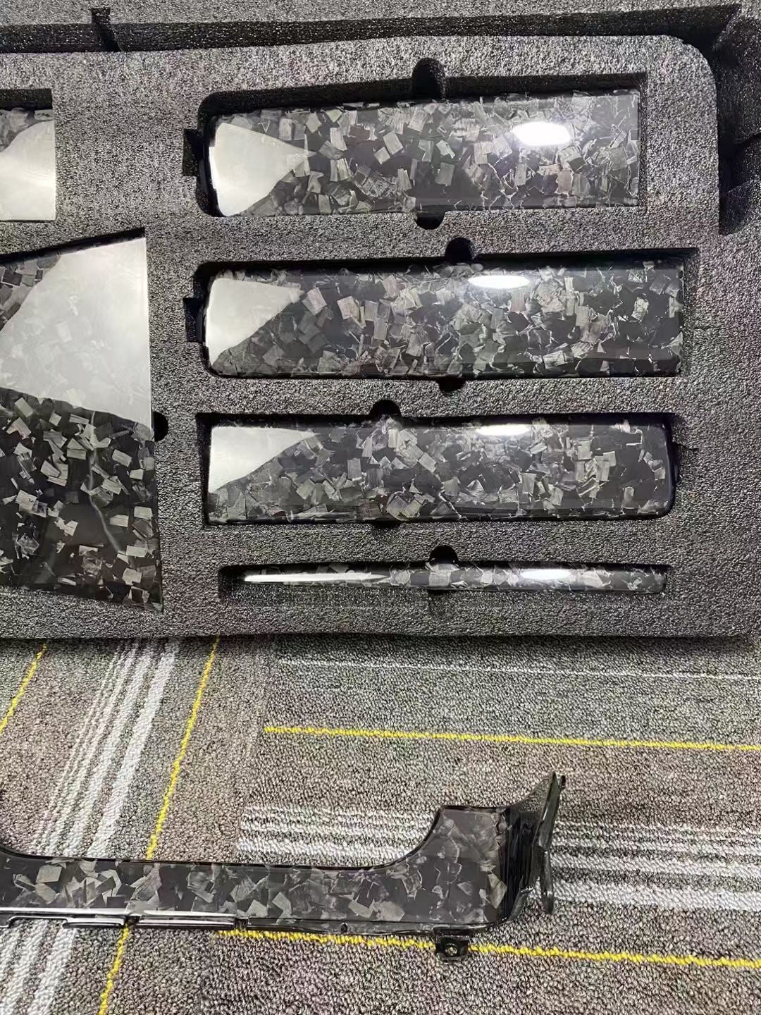 Mercedes-Benz G-Class W464 Dry Carbon Fiber Interior Trim Kit | 2019–2024 Full Replacement Set