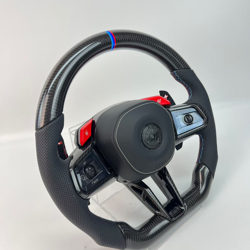 BMW M5 G90 Dry Carbon Fiber Steering Wheel – Compatible with F & G Chassis