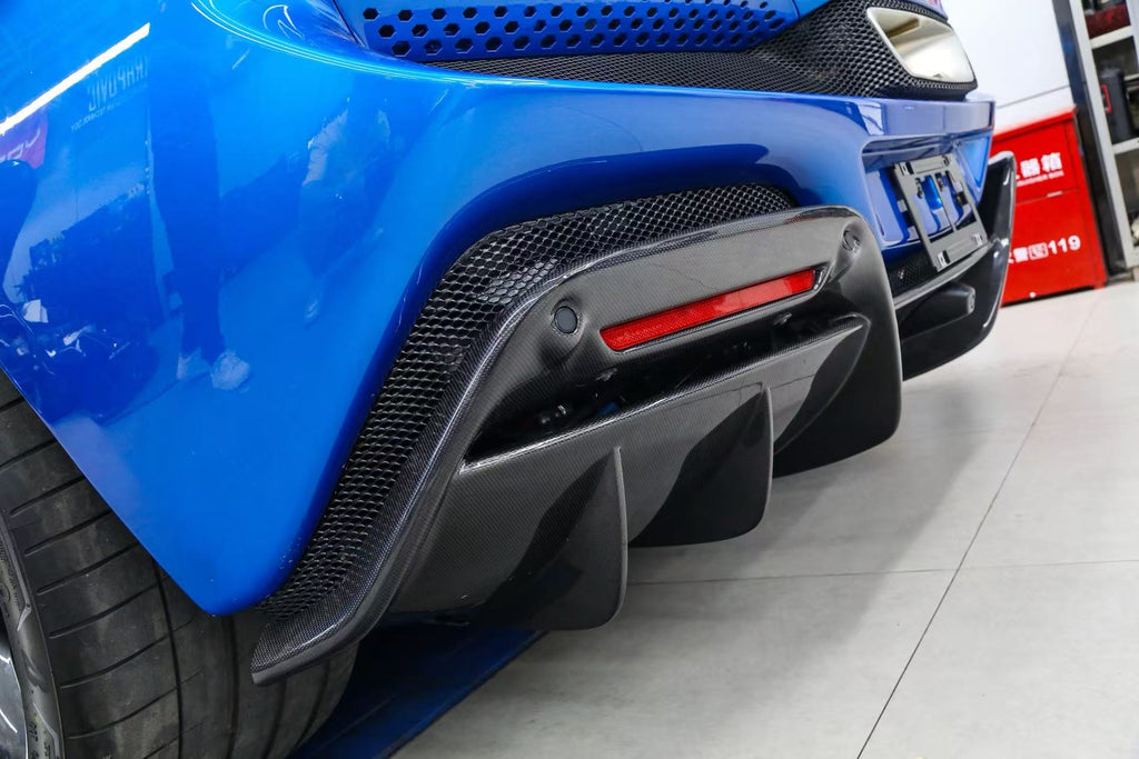 Ferrari 296 GTB Carbon Fiber Body Kit — Front Lip, Side Skirts & Rear Diffuser