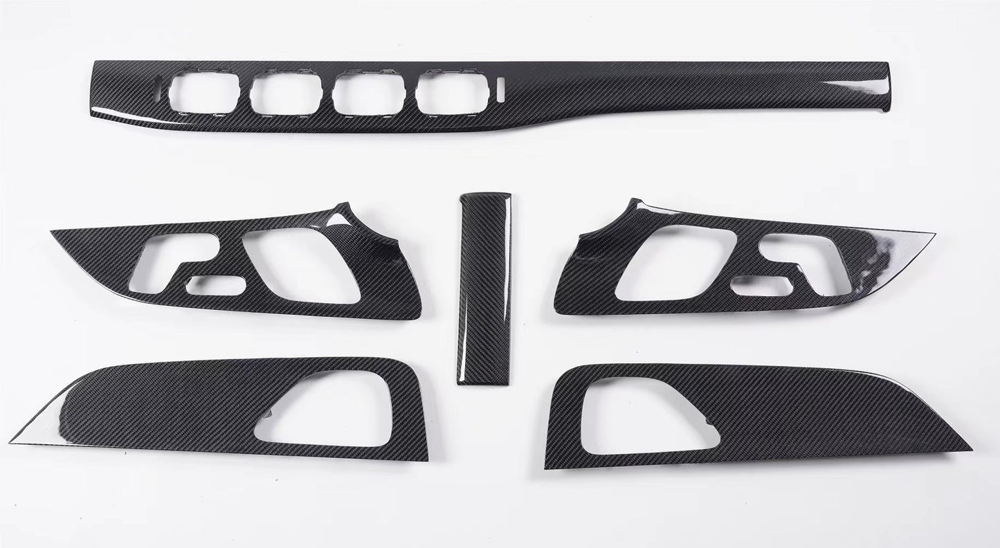 Mercedes-Benz GLE & GLS (X167) Carbon Fiber Interior Trim Kit | OEM Replacement Set