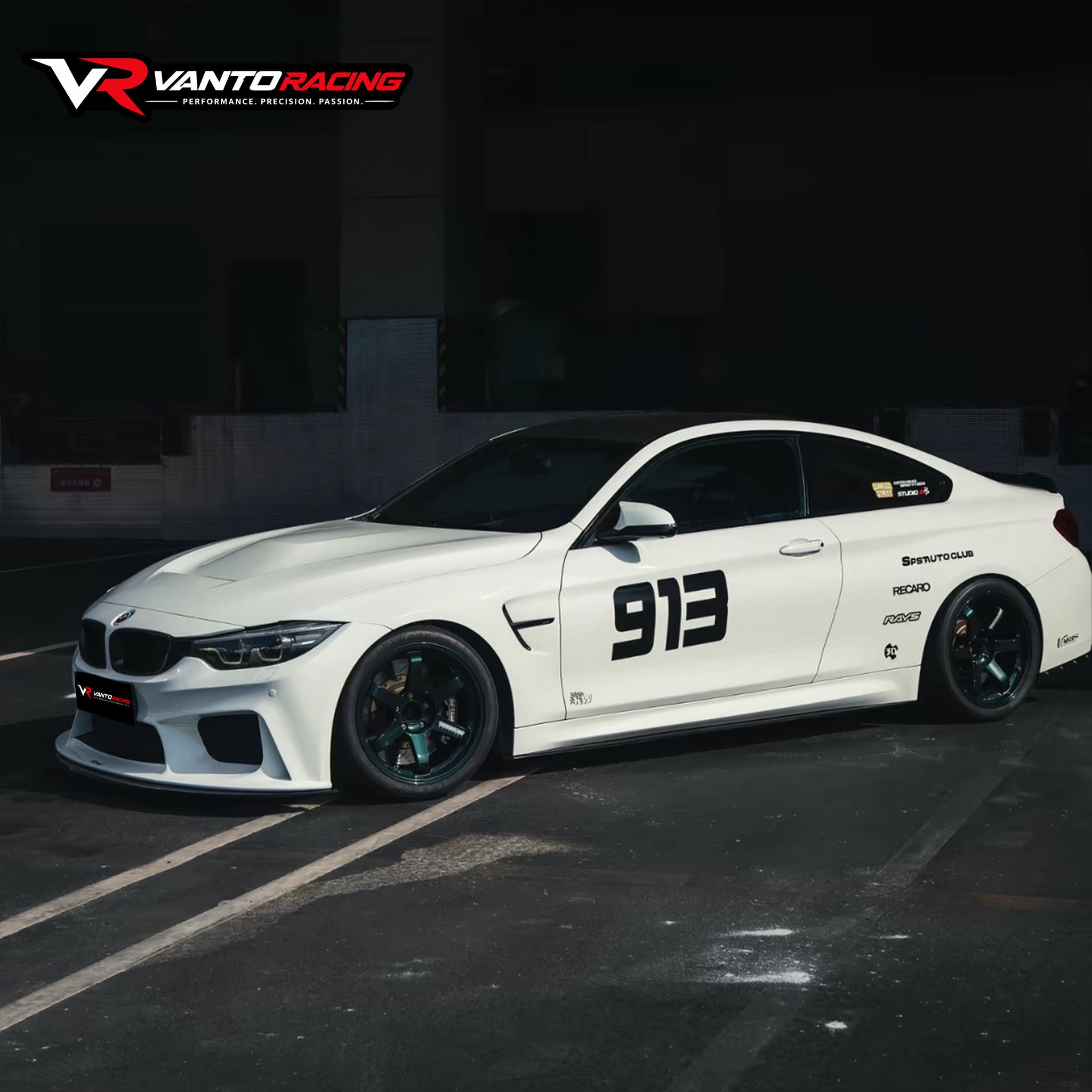BMW M3 M4 (F80 / F82) Style-3D Full Carbon Fiber Front Bumper | Direct Replacement