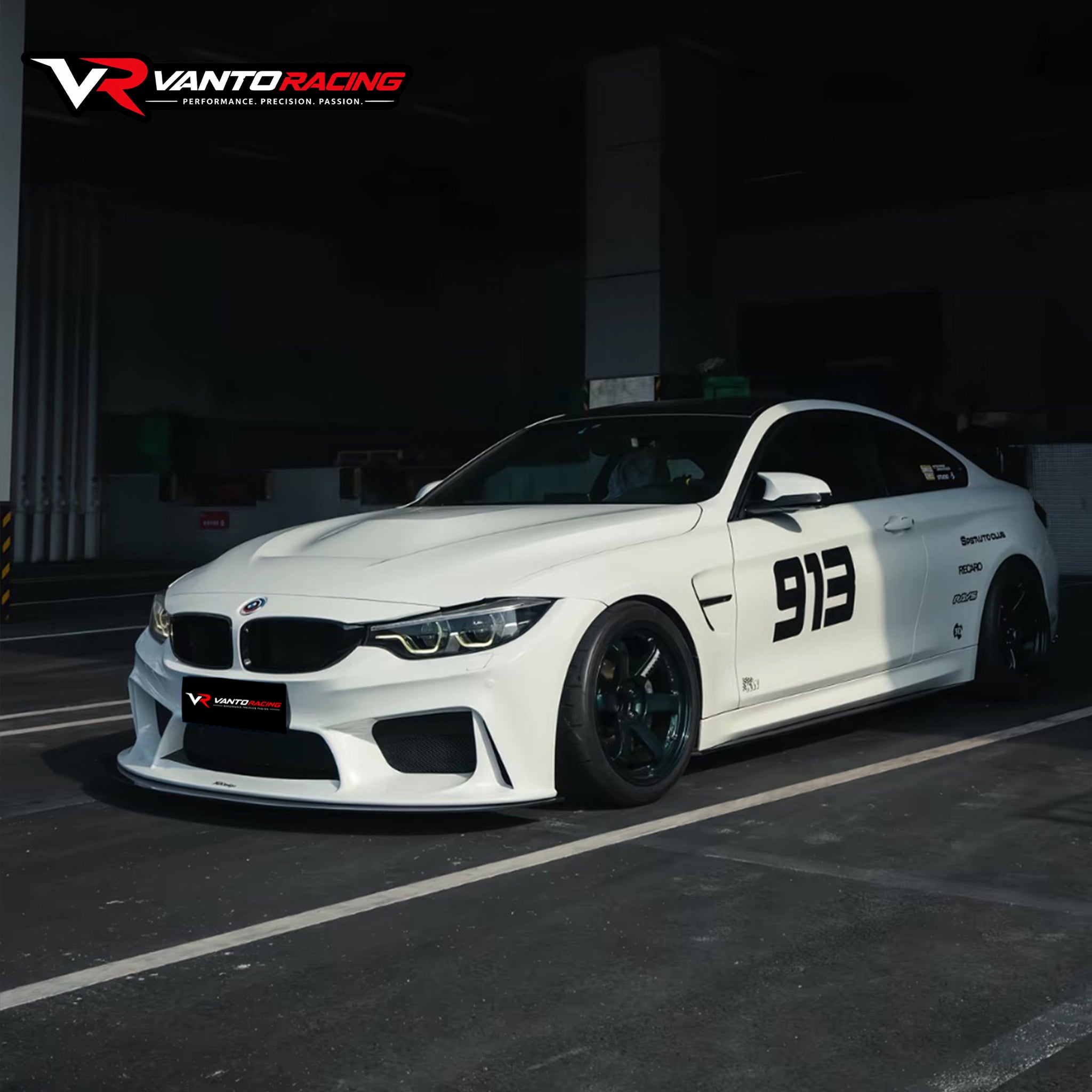 BMW M3 M4 (F80 / F82) Style-3D Full Carbon Fiber Front Bumper | Direct Replacement
