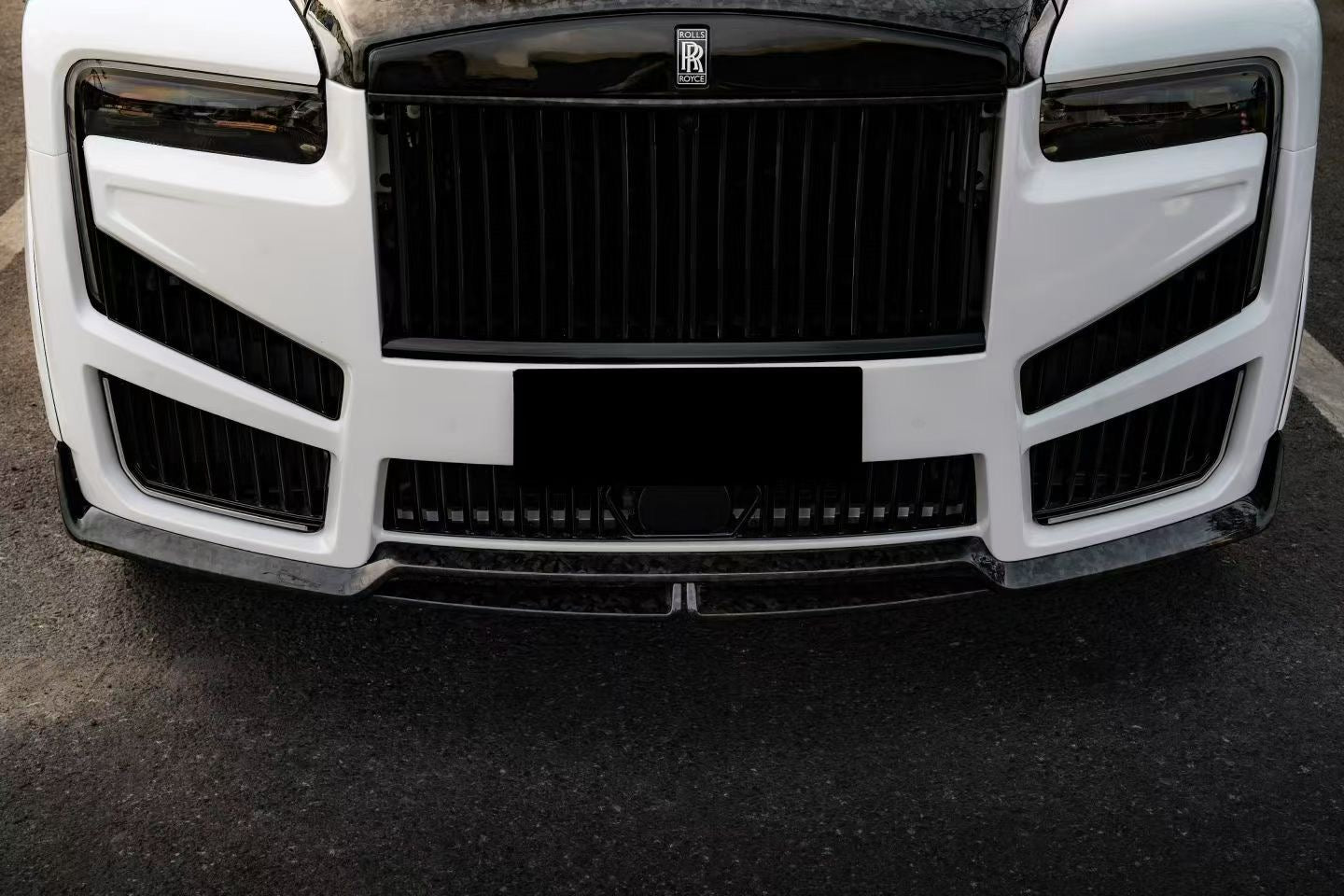 Rolls-Royce Cullinan 2025 MSY Acuan Logam Gentian Karbon Kering Tempa Kit Badan