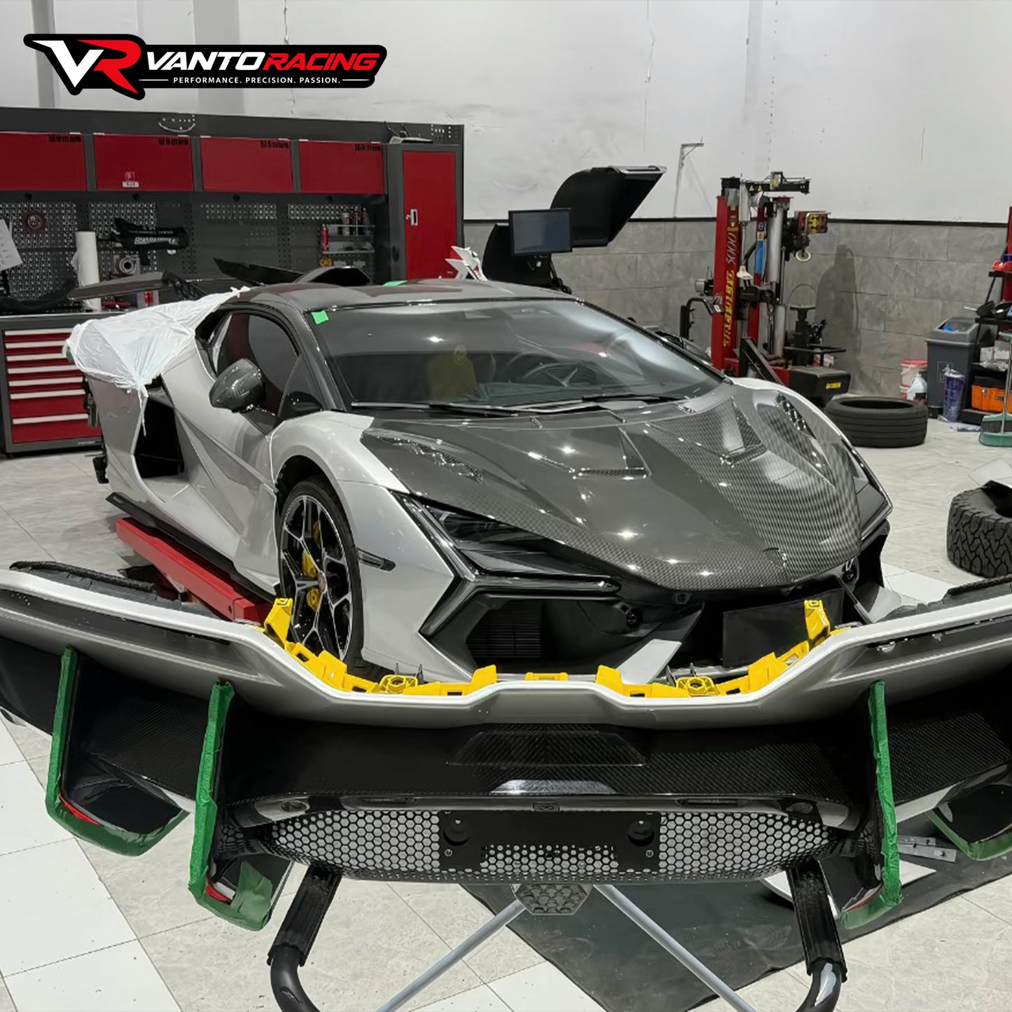 ชุดแต่ง Lamborghini Revuelto Style-D Dry Carbon Fiber | ตรงรุ่น OEM 1:1
