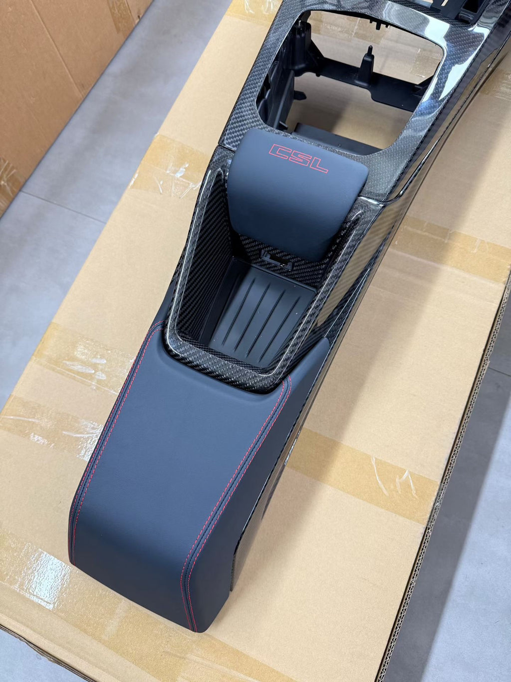 BMW M2 M3 M4 G87 G80 G81 G82 G83 CS-Style Dry Carbon Fiber Center Console Armrest