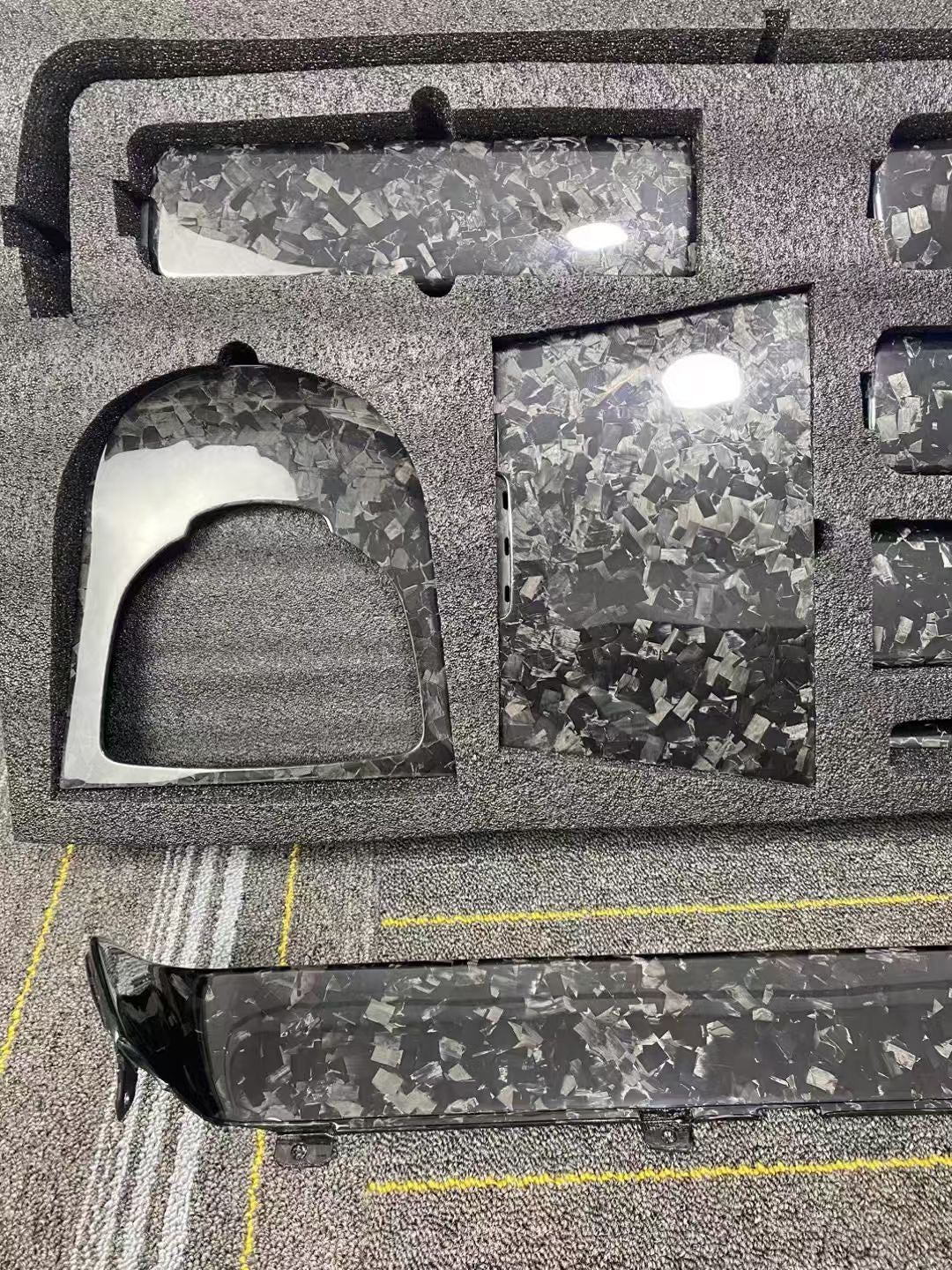 Mercedes-Benz G-Class W464 Dry Carbon Fiber Interior Trim Kit | 2019–2024 Full Replacement Set