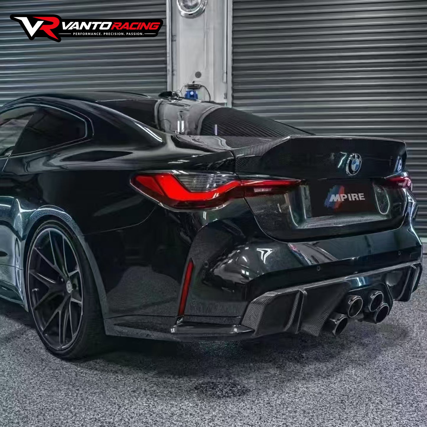 Penutup But Gentian Karbon Kering Ringan Siri-G BMW