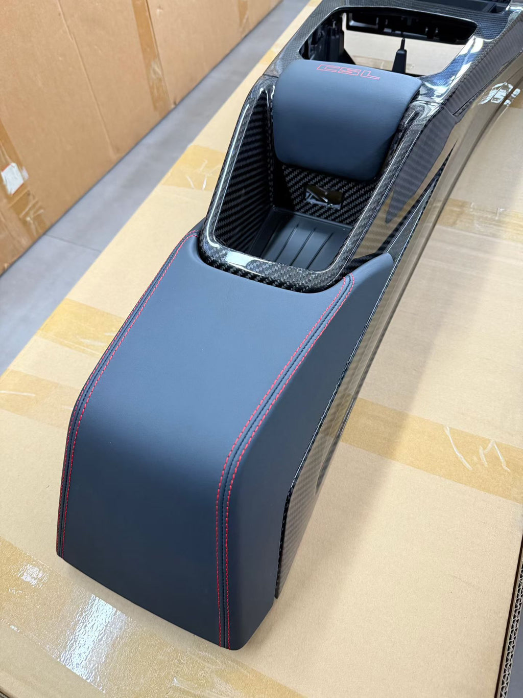 BMW M2 M3 M4 G87 G80 G81 G82 G83 CS-Style Dry Carbon Fiber Center Console Armrest