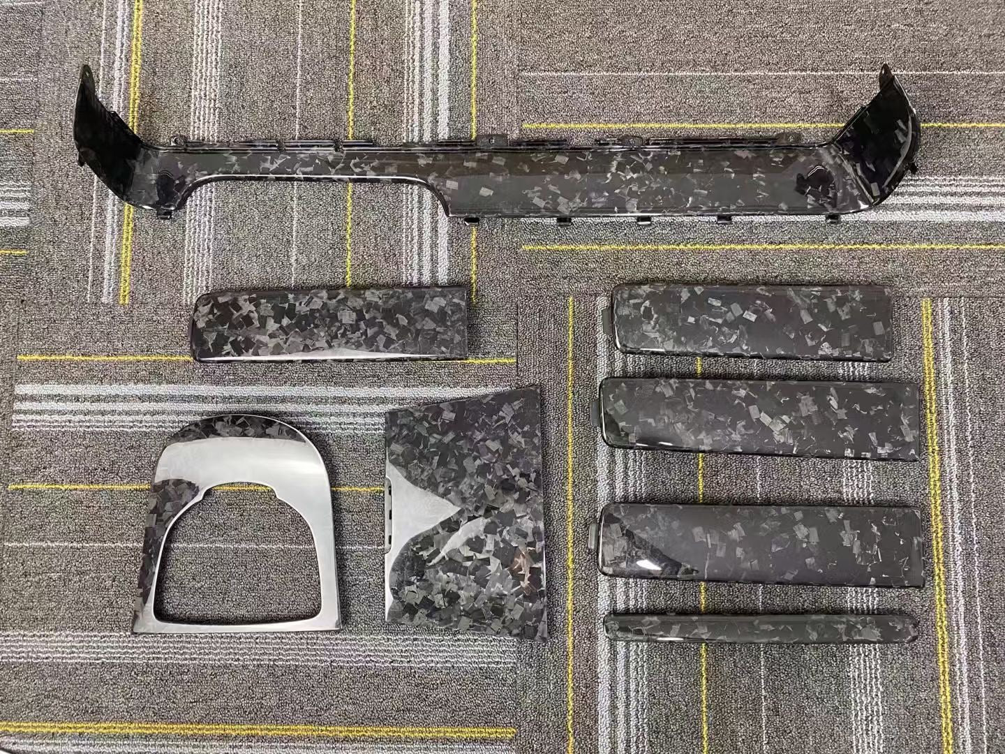 Mercedes-Benz G-Class W464 Dry Carbon Fiber Interior Trim Kit | 2019–2024 Full Replacement Set
