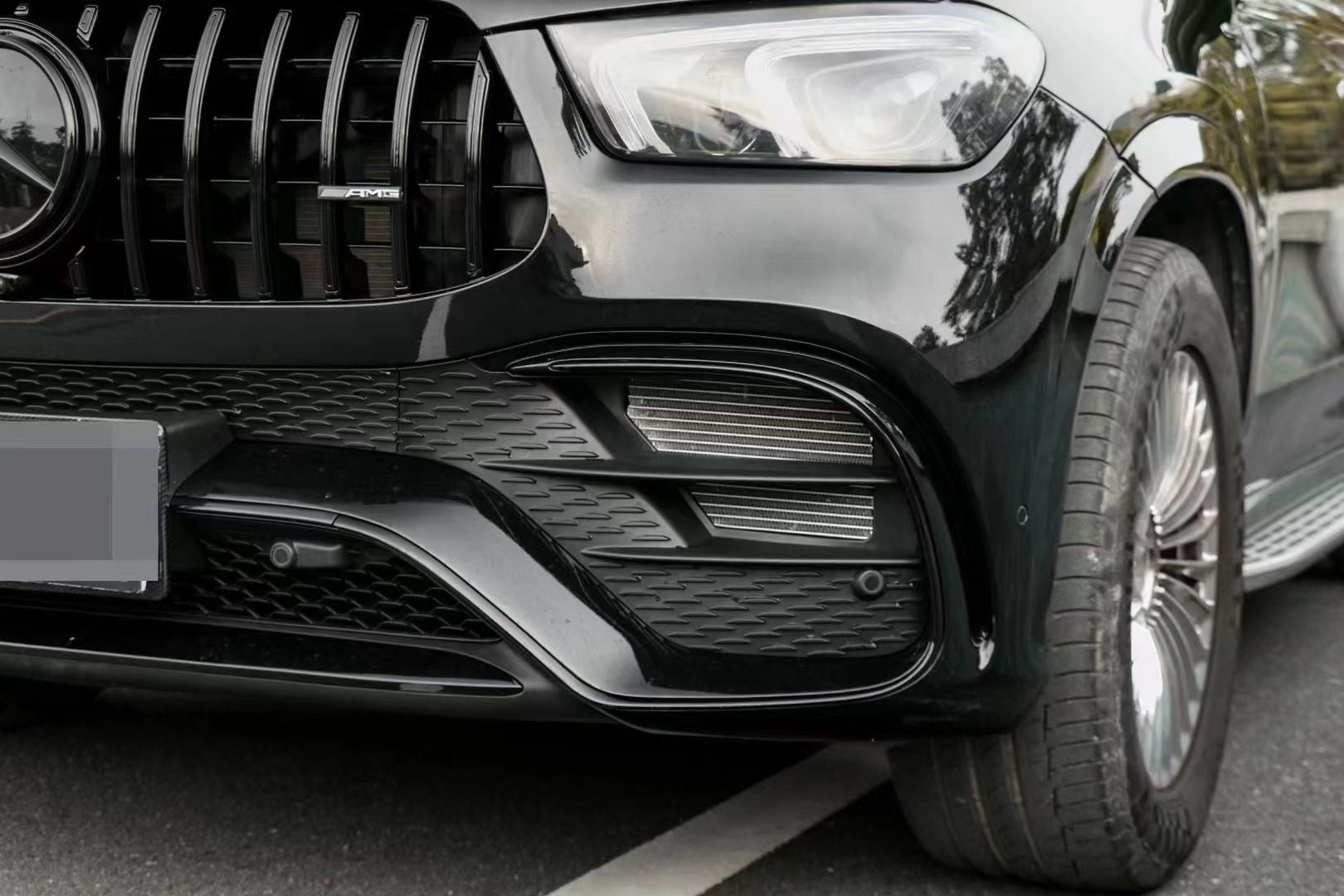 Mercedes-Benz GLE 167 Upgrade to GLE63 Front Bumper Assembly & Grille Kit