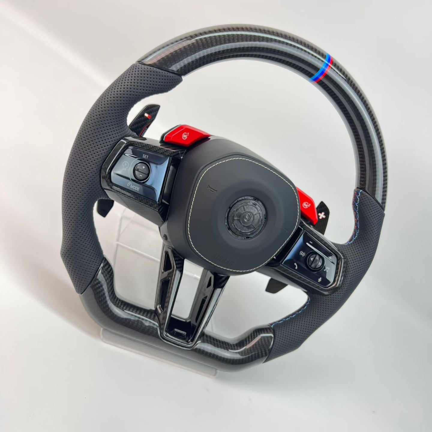 BMW M5 G90 Dry Carbon Fiber Steering Wheel – Compatible with F & G Chassis