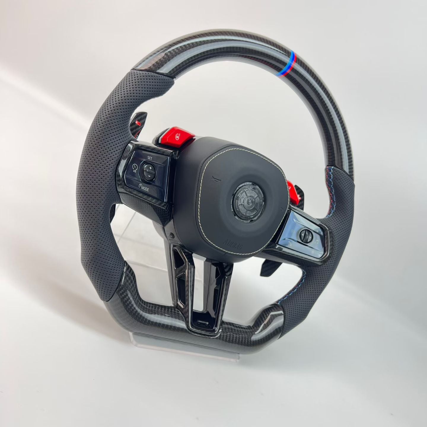 BMW M5 G90 Dry Carbon Fiber Steering Wheel – Compatible with F & G Chassis
