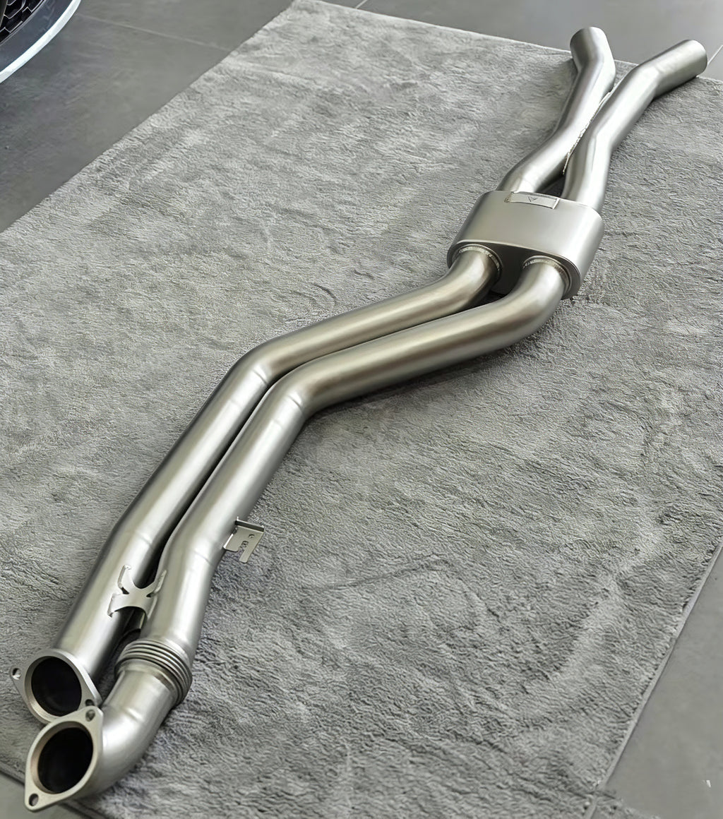 BMW M2 M3 M4 G87 G80 G81 G82 G83 GT4-Style Mid-Pipe Exhaust Section