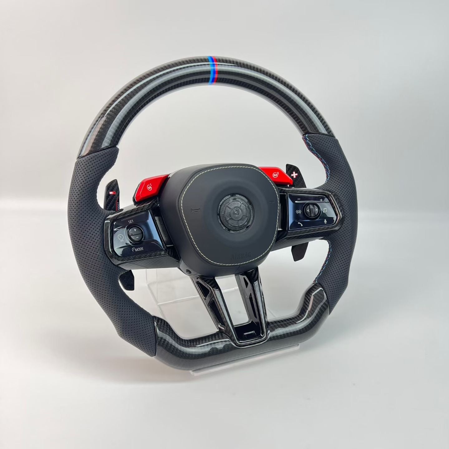 BMW M5 G90 Dry Carbon Fiber Steering Wheel – Compatible with F & G Chassis