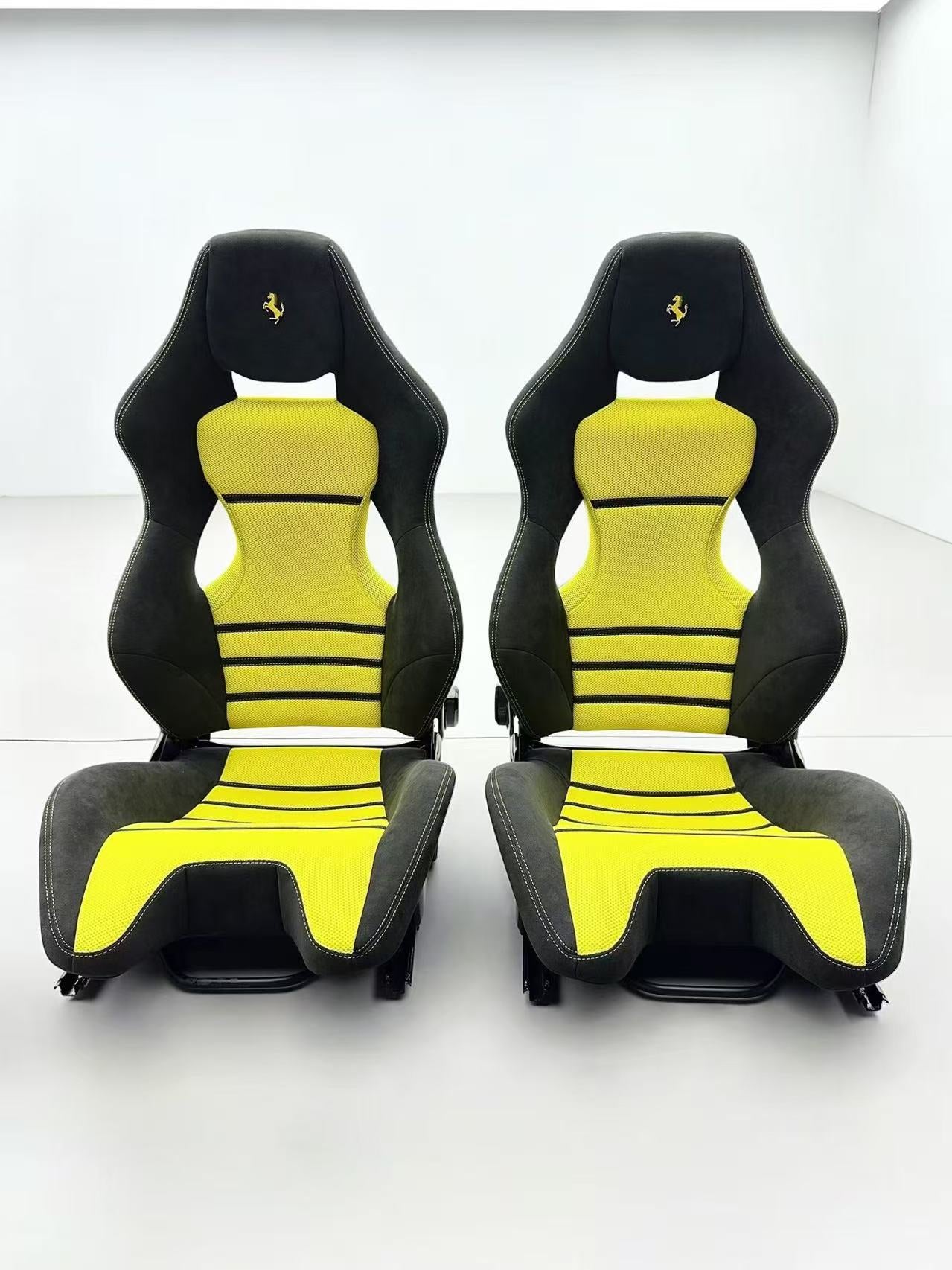Lightweight Dry Carbon Fiber Racing Seat | Universal Fit & Ferrari Dedicated Models