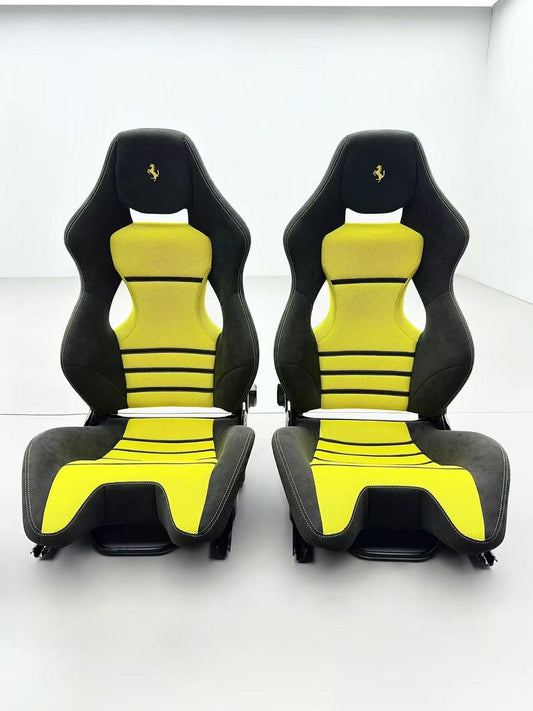 Lightweight Dry Carbon Fiber Racing Seat | Universal Fit & Ferrari Dedicated Models