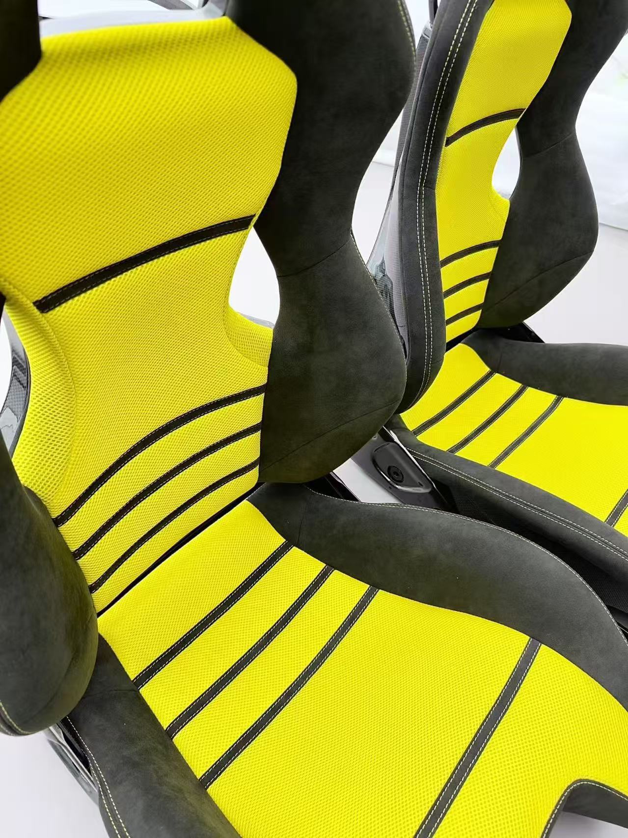 Lightweight Dry Carbon Fiber Racing Seat | Universal Fit & Ferrari Dedicated Models