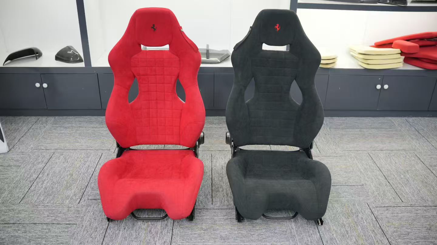 Lightweight Dry Carbon Fiber Racing Seat | Universal Fit & Ferrari Dedicated Models
