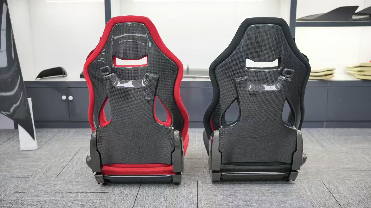 Lightweight Dry Carbon Fiber Racing Seat | Universal Fit & Ferrari Dedicated Models
