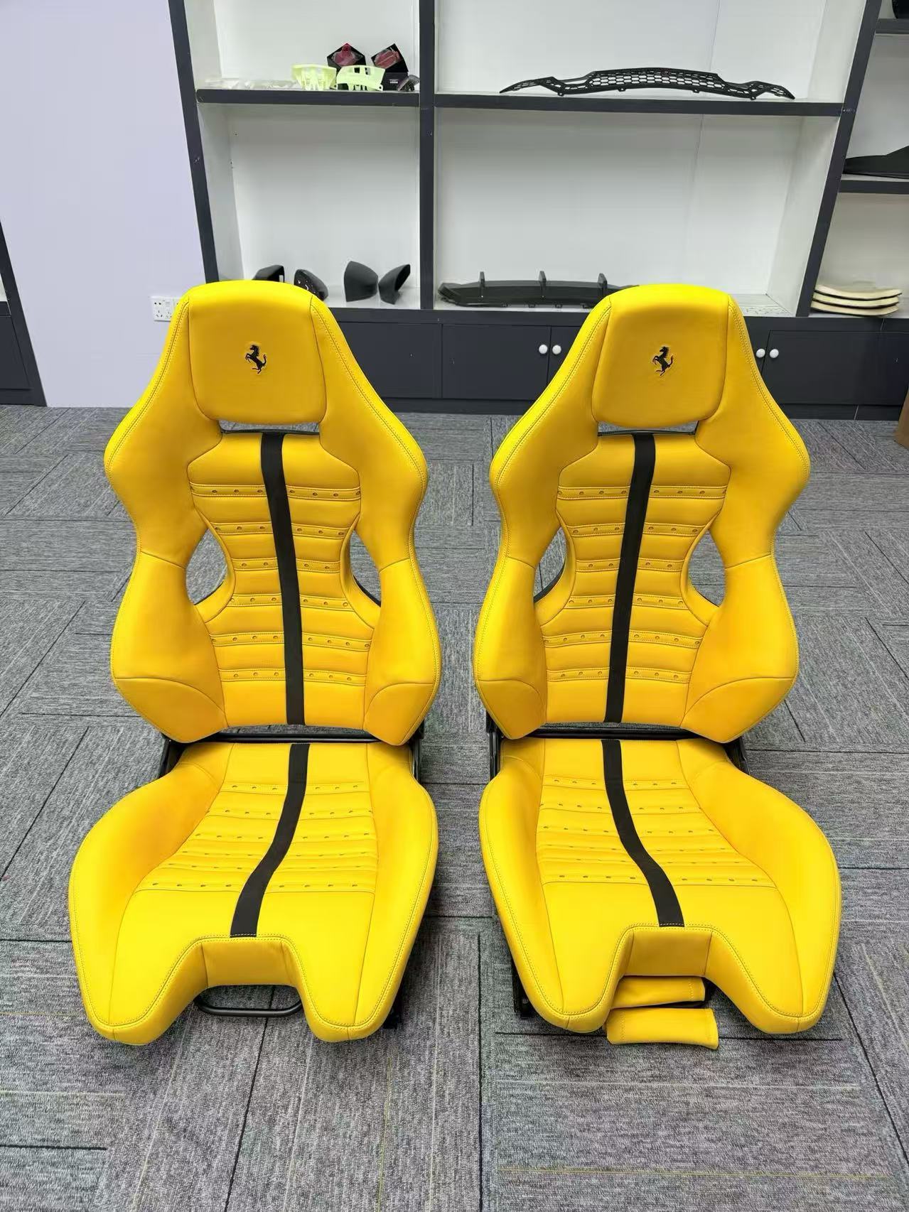 Lightweight Dry Carbon Fiber Racing Seat | Universal Fit & Ferrari Dedicated Models