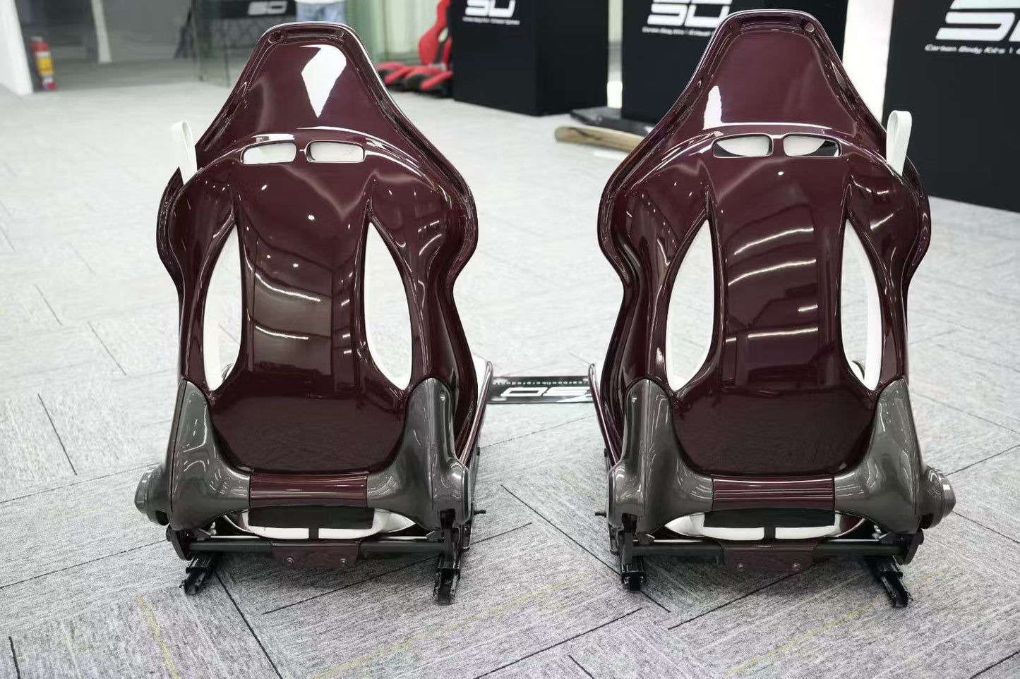 Lightweight Dry Carbon Fiber Racing Seat | Universal Fit & Ferrari Dedicated Models