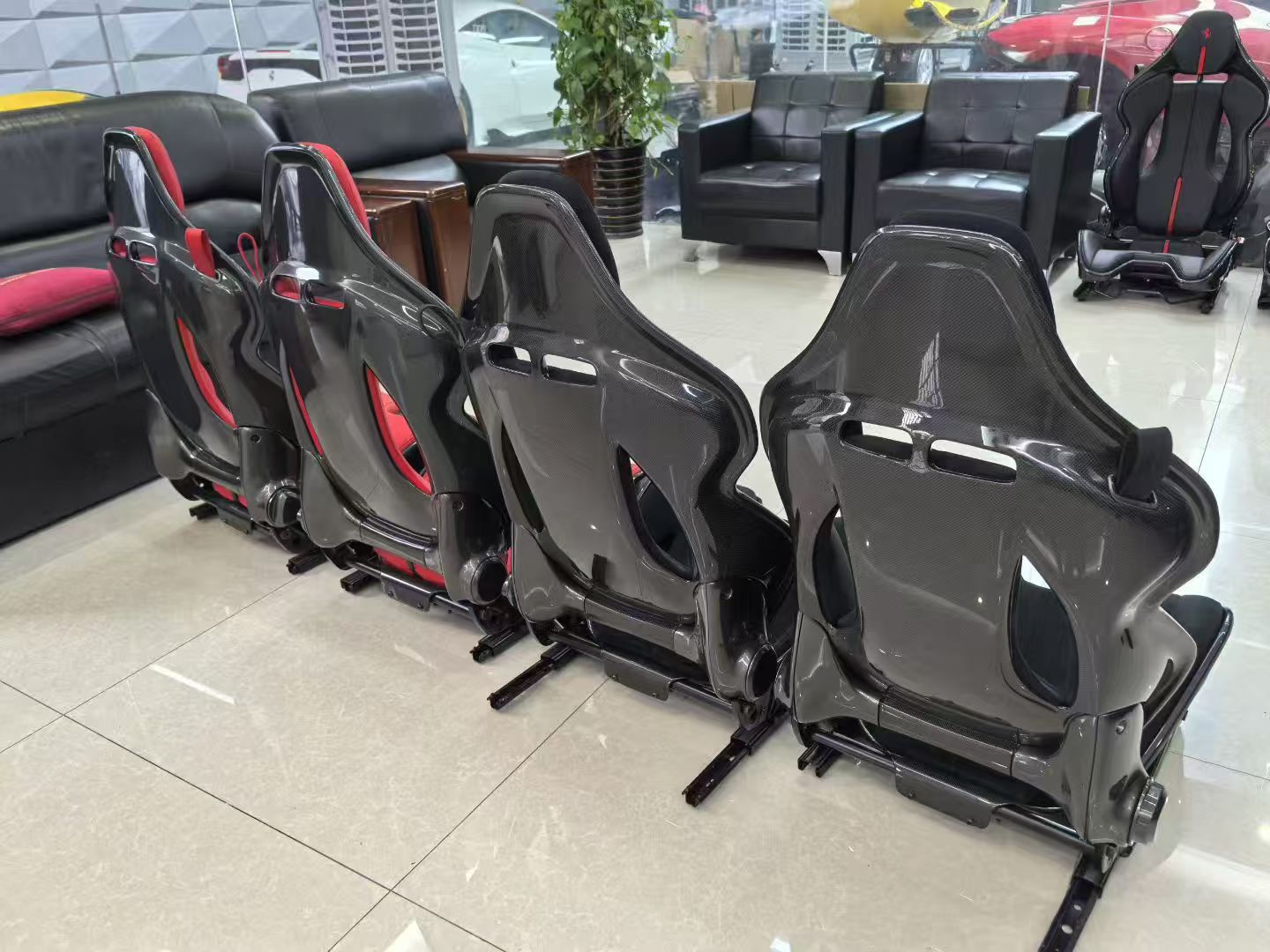 Lightweight Dry Carbon Fiber Racing Seat | Universal Fit & Ferrari Dedicated Models