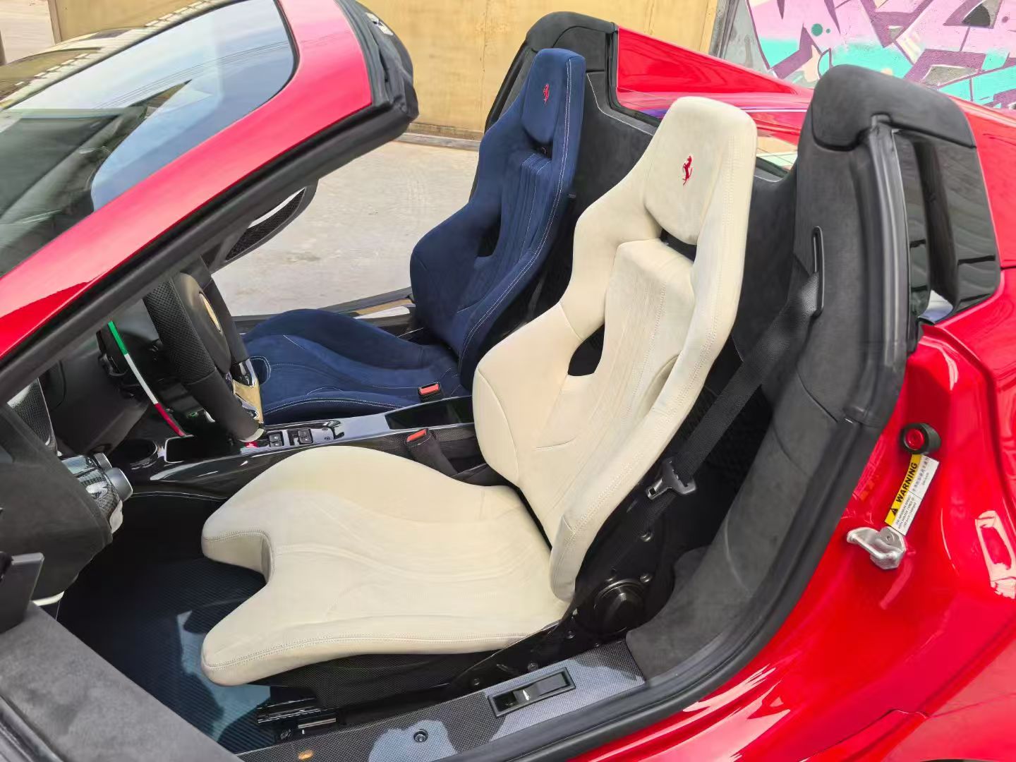 Lightweight Dry Carbon Fiber Racing Seat | Universal Fit & Ferrari Dedicated Models
