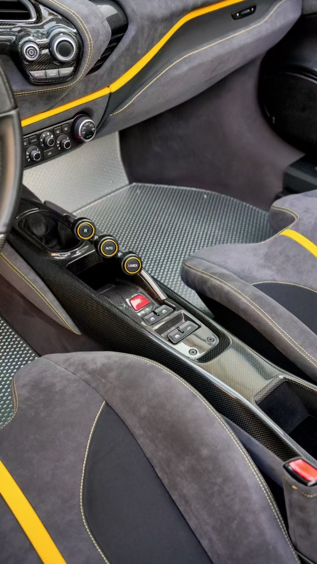 Lightweight Dry Carbon Fiber Racing Seat | Universal Fit & Ferrari Dedicated Models