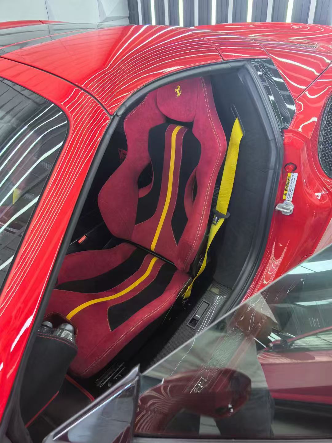 Lightweight Dry Carbon Fiber Racing Seat | Universal Fit & Ferrari Dedicated Models