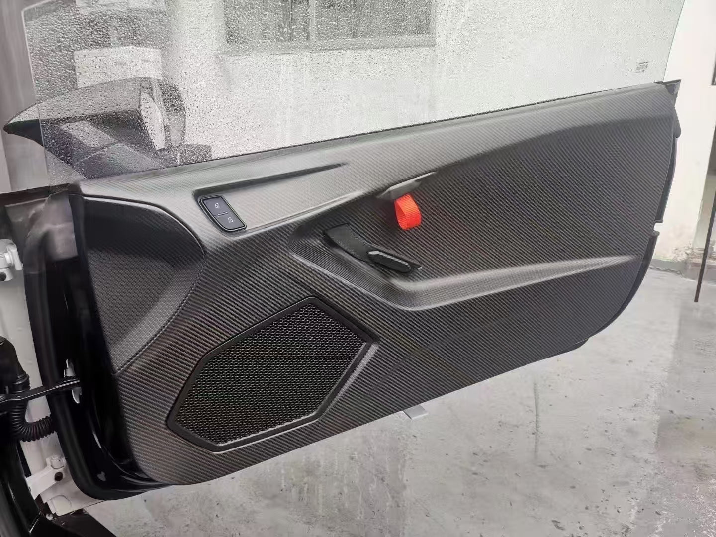 Lamborghini Huracán STO Dry Carbon Fiber Door Panels | Lightweight OEM Replacement