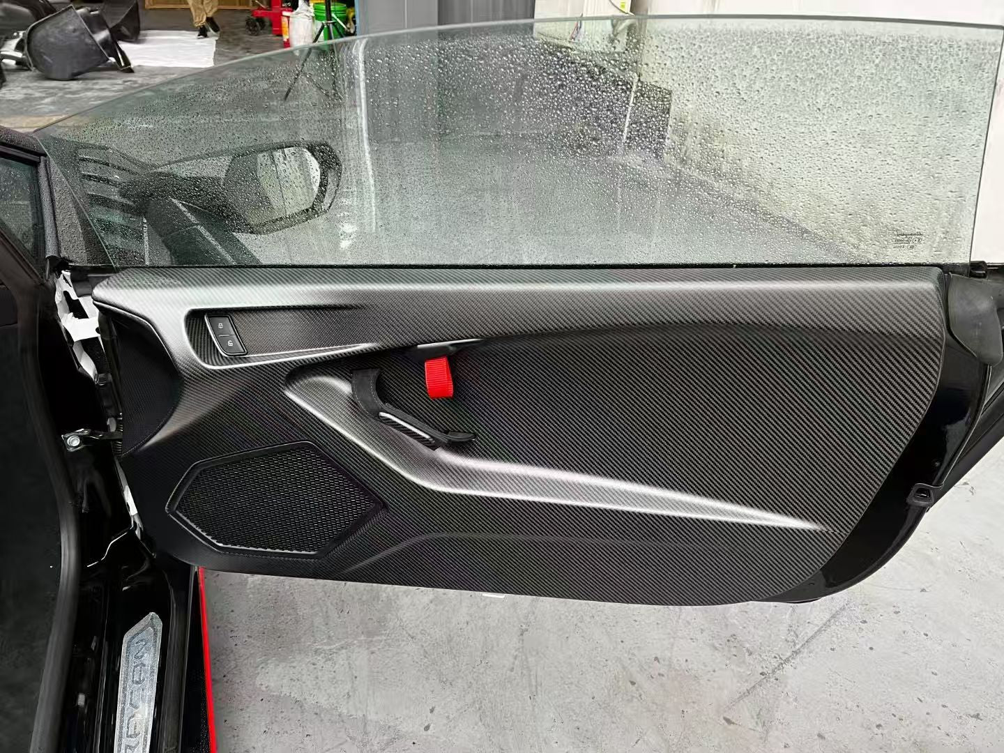 Lamborghini Huracán STO Dry Carbon Fiber Door Panels | Lightweight OEM Replacement