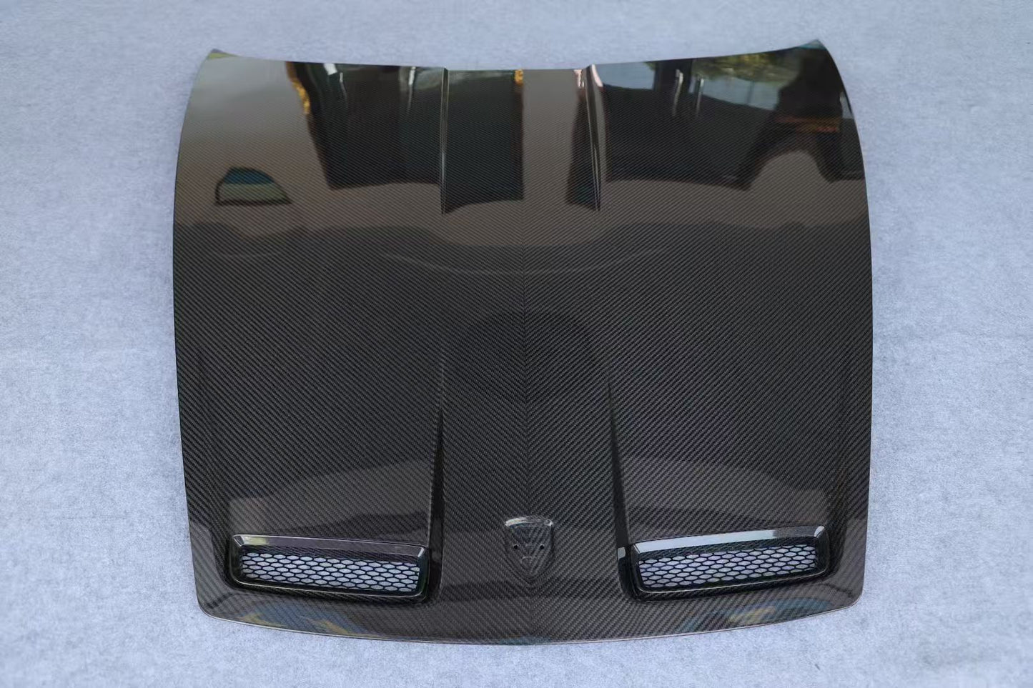 Porsche 911 992.1 GT3 Style Dry Carbon Fiber Hood Spoiler | Vertical & Horizontal Brake Light Options