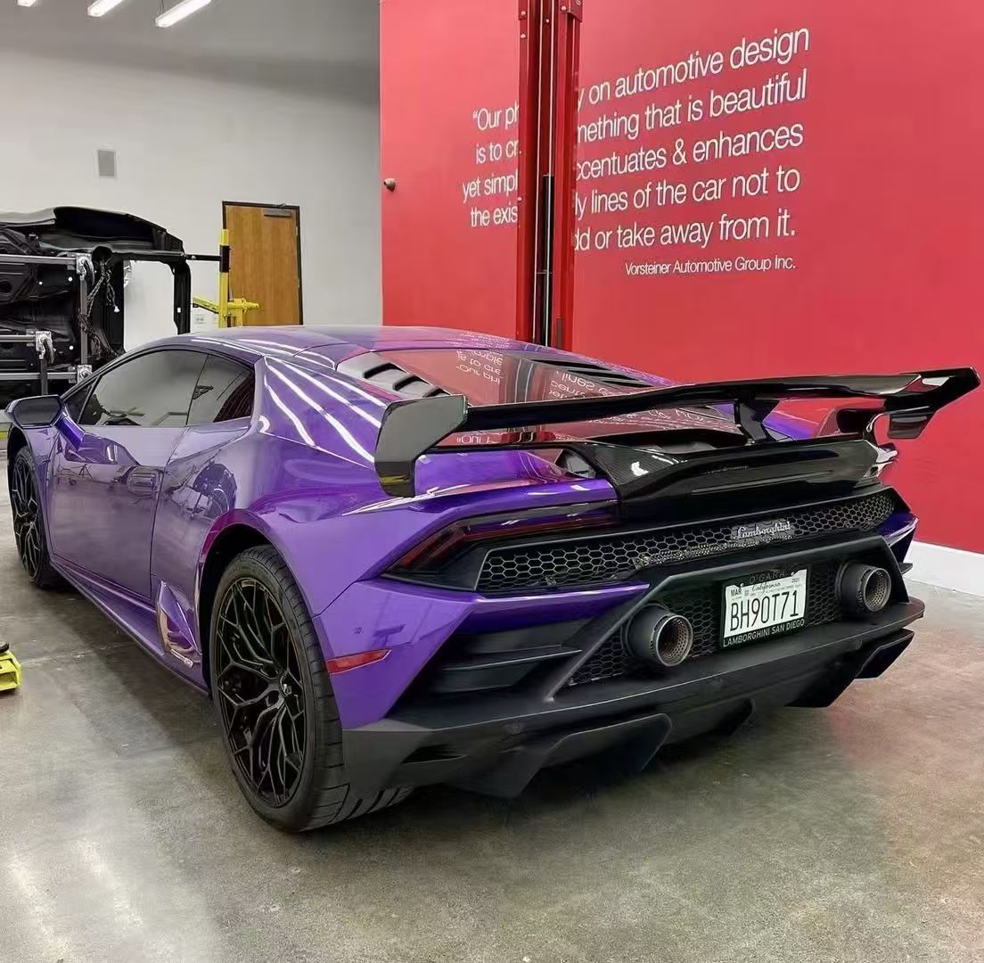 Lamborghini Huracán EVO / LP580 / LP610 Dry Carbon Fiber Rear Wing | EVO Style Upgrade