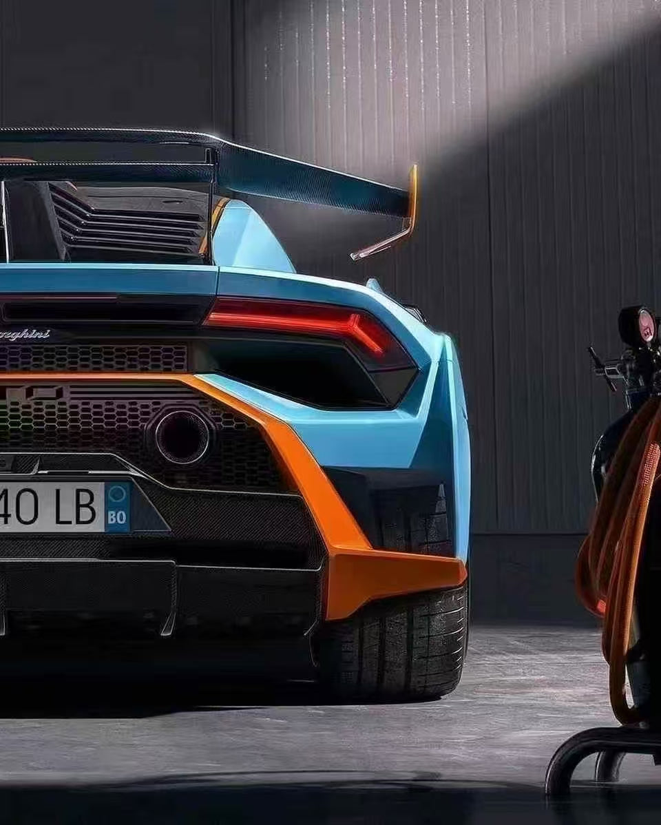 Lamborghini STO Dry Carbon Fiber Large Rear Wing