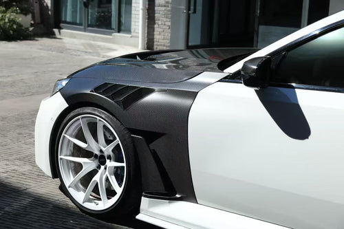 BMW G42 G87 Dry Carbon Fiber Hood & Fenders – N-Style Vented