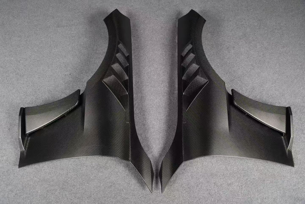 BMW G42 G87 Dry Carbon Fiber Hood & Fenders – N-Style Vented