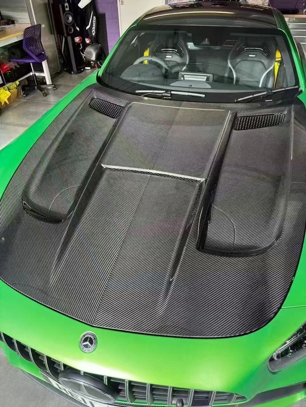 Mercedes-Benz AMG GT Lightweight Dry Carbon Fiber Hood