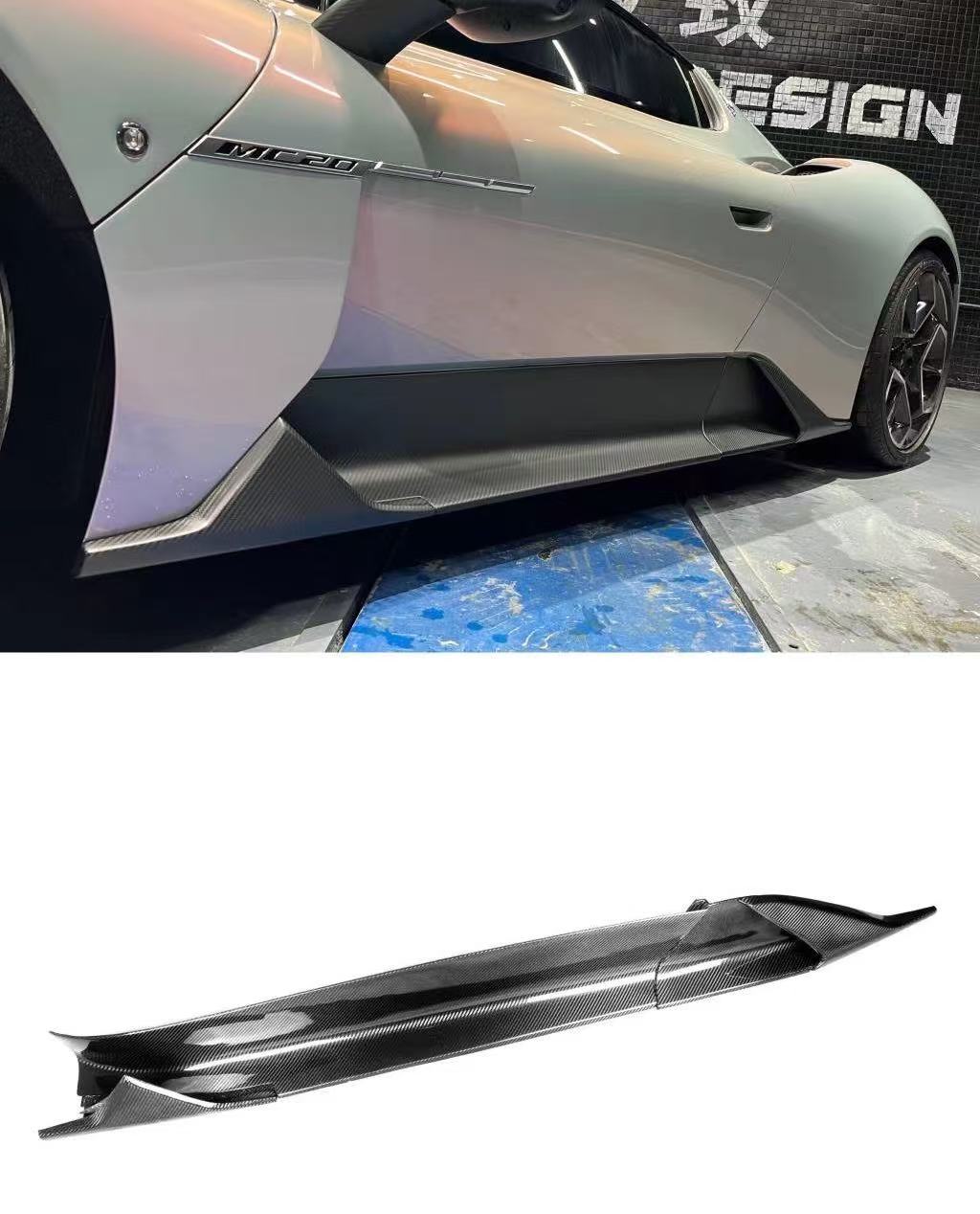 ชุดแต่งตัวถังคาร์บอนไฟเบอร์แท้สำหรับ Maserati MC20