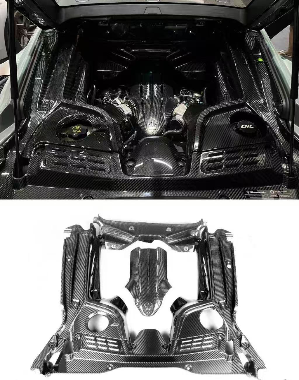 ชุดแต่งตัวถังคาร์บอนไฟเบอร์แท้สำหรับ Maserati MC20