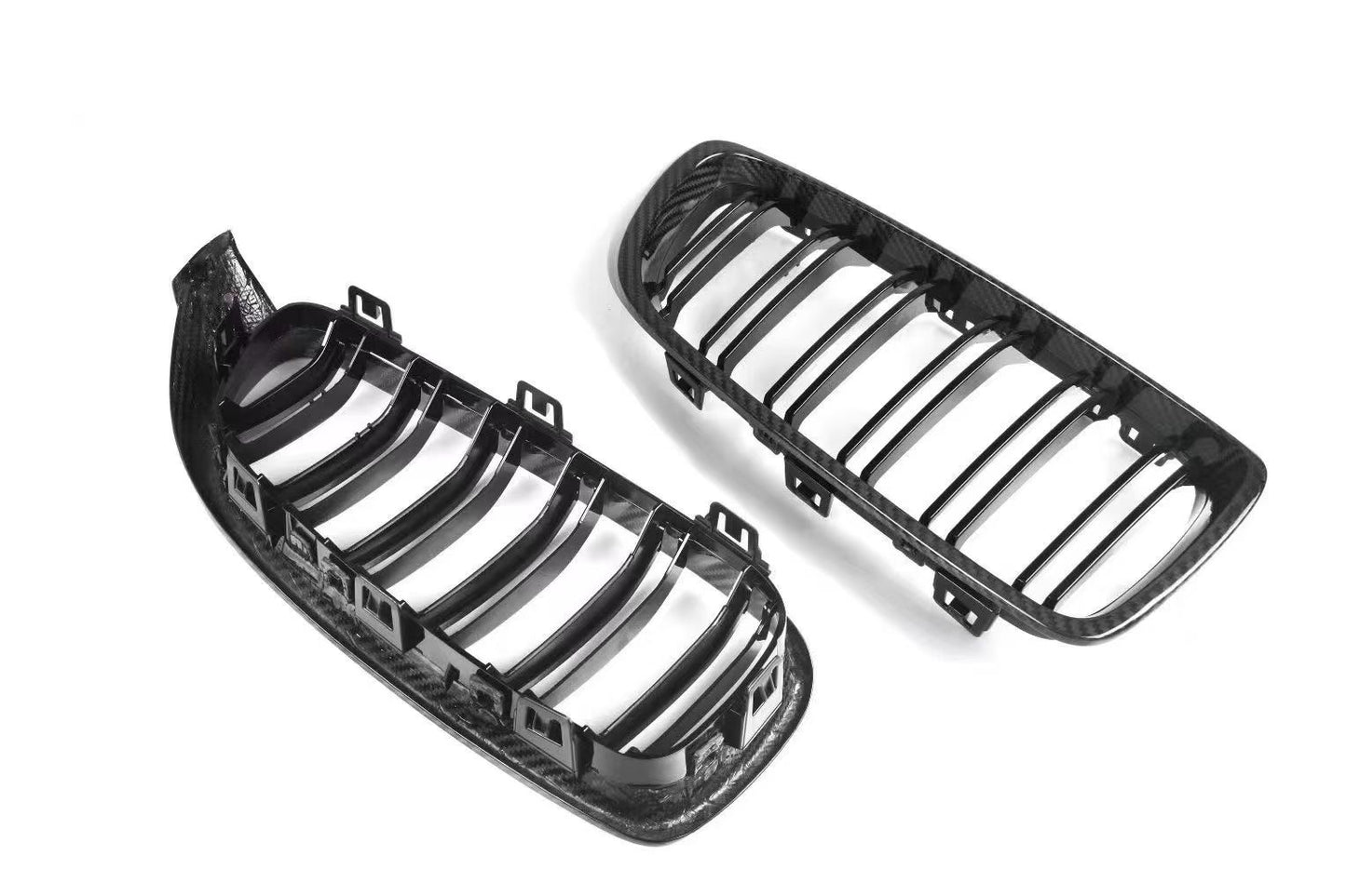 กันชนหน้า BMW M3 M4 (F80 / F82) สไตล์ 3D คาร์บอนไฟเบอร์เต็ม | เปลี่ยนโดยตรง