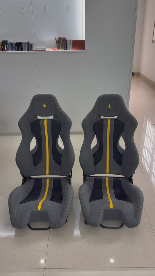 Lightweight Dry Carbon Fiber Racing Seat | Universal Fit & Ferrari Dedicated Models