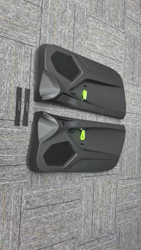 Lamborghini Huracán STO Dry Carbon Fiber Door Panels | Lightweight OEM Replacement